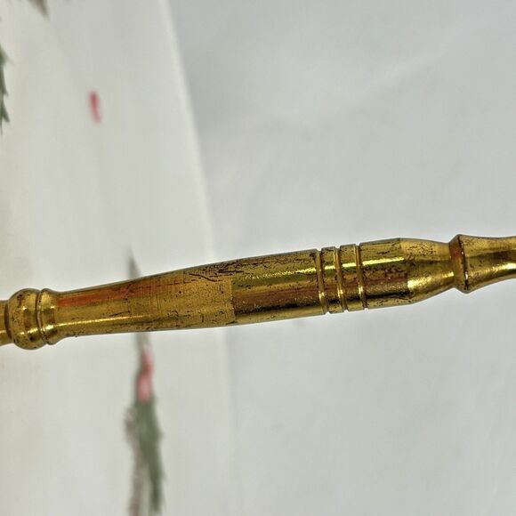 Vintage Christmas Tidbit Tray Florence Melmac Poinsettias Melamine Made USA - Picture 6 of 6